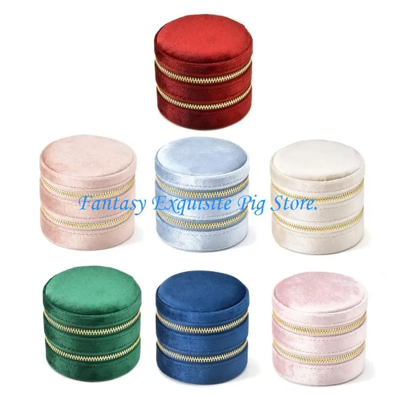 

Модный футляр для ювелирных изделий, уличный держатель для ювелирных изделий, компактная шкатулка для драгоценностей, плюшевый и