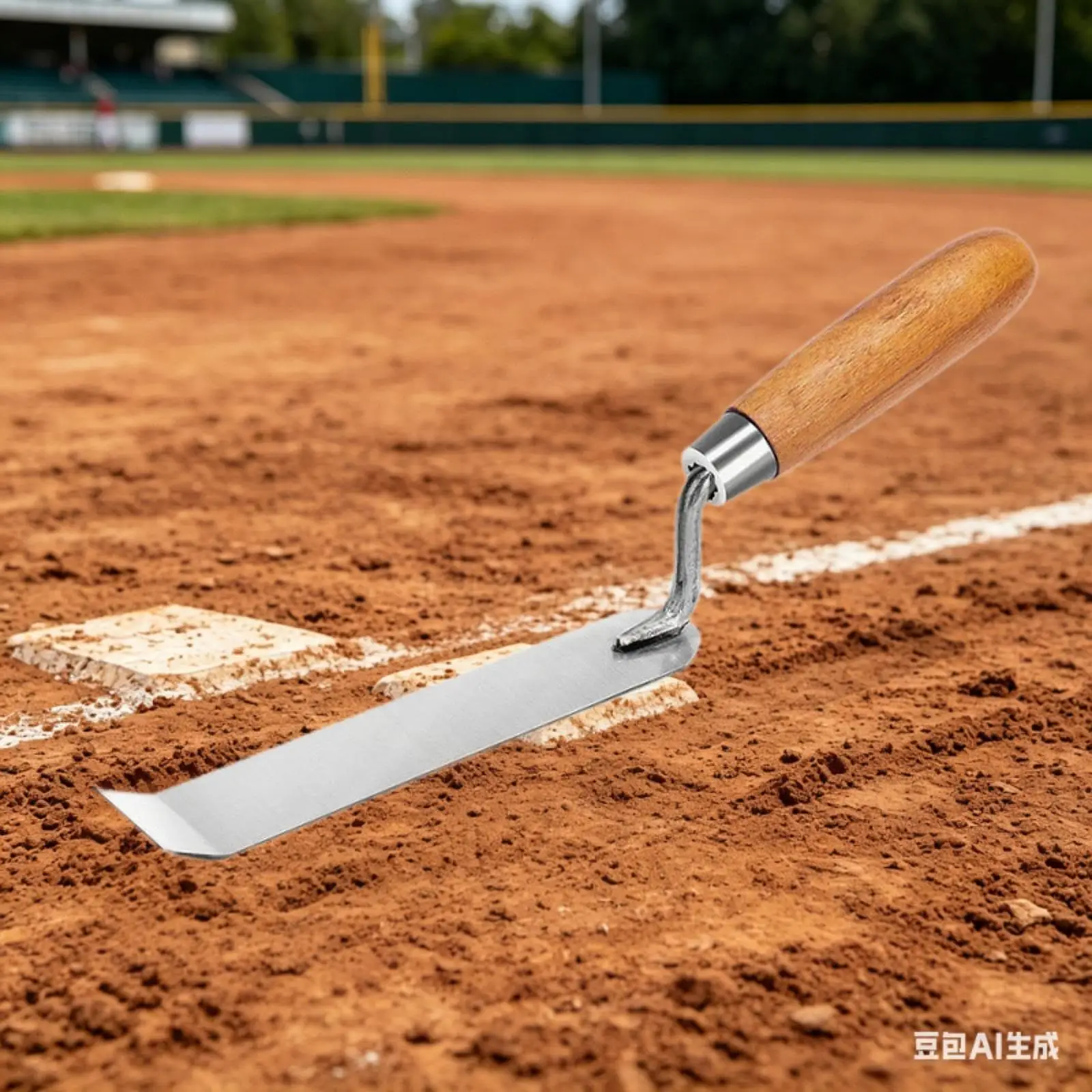 Baseball Base Digger Sturdy Dig Out Tool Stainless Steel Softball Equipment for Practice and Gardening