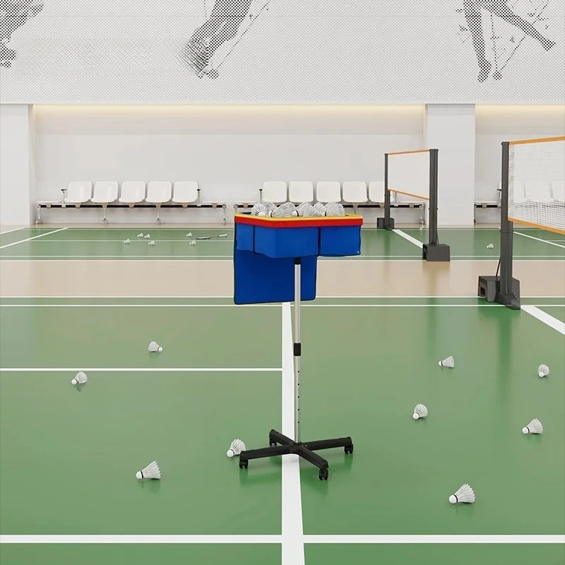 Badminton Pick Ball Coach Car Mobile Multi-Basket Practice Machine Service Training Basket Multi-ball Basin