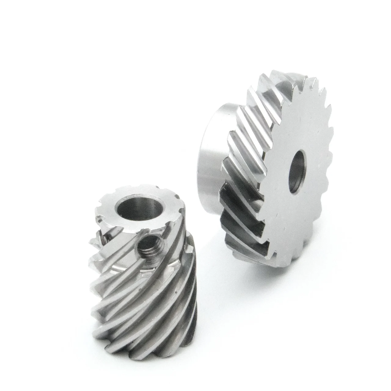 1: 2 Helical Gear Combination 6MM 10/20 Teeth Reduction Gearbox Parts 90-Degree Right Angle Corner Device Transmission