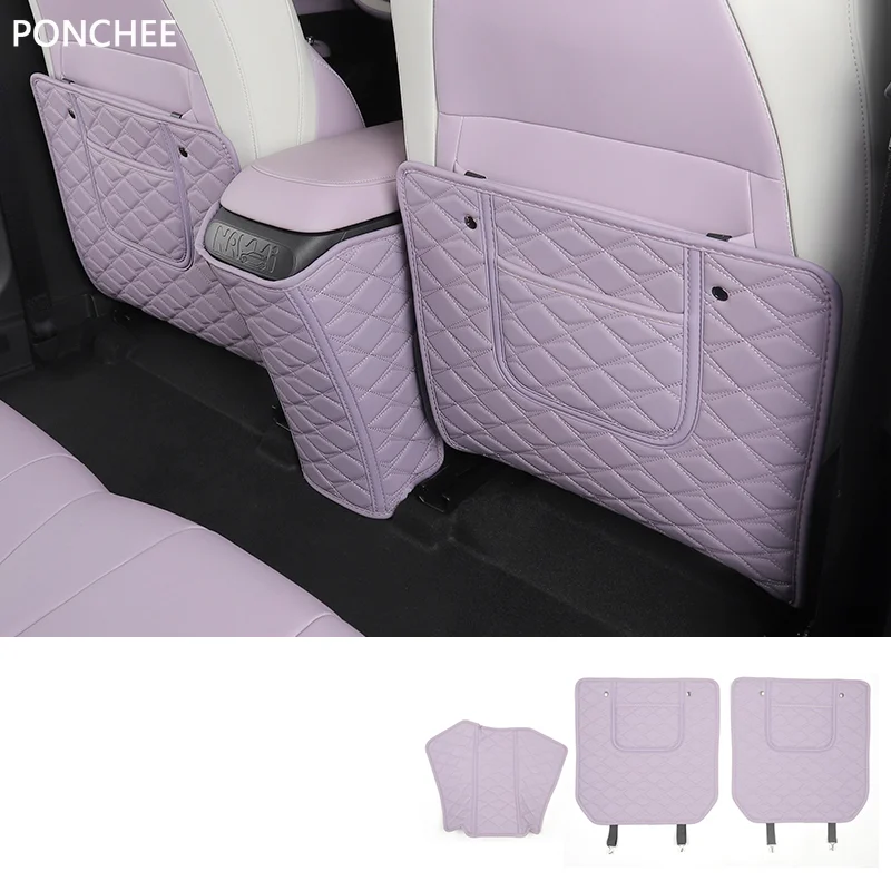 

For Dongfeng Nammi 01 Nammi Box 2024-2026 Seat Anti-kick Pad Interior Rear Protection Pad Automobile Modification Supplies