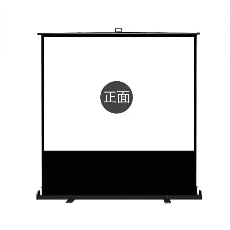 Mini projector screen, portable, hand-pull, foldable, for traveling, table screen