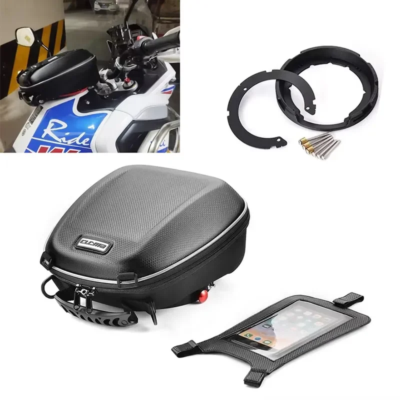 For CRF1100L 1000L Africa Twin Motorcycle Fuel Tank Storage Bag Modified Luggage Case with Quick Lock