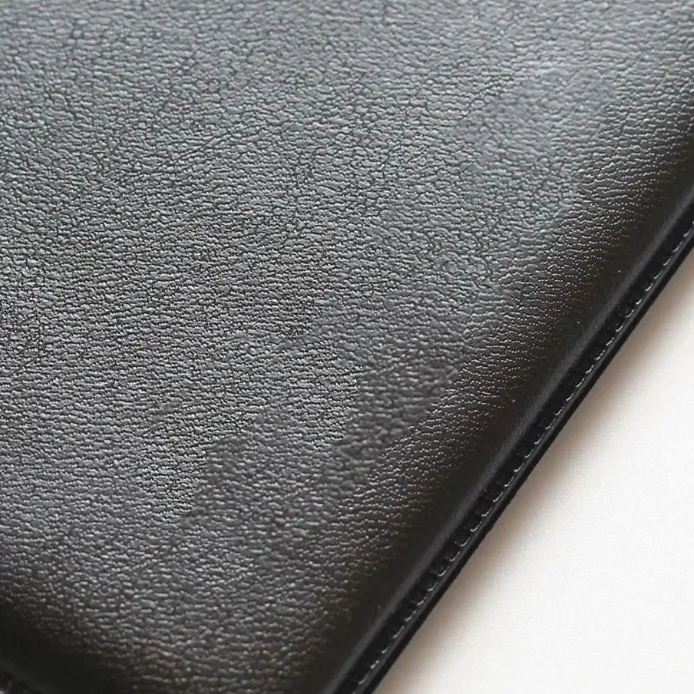 

1Pcs Foldable A4 A5 Clipboard PU Leather With Clip Buckle Conference File Folder Ultra-Smooth Black Writing Pad Office Supply