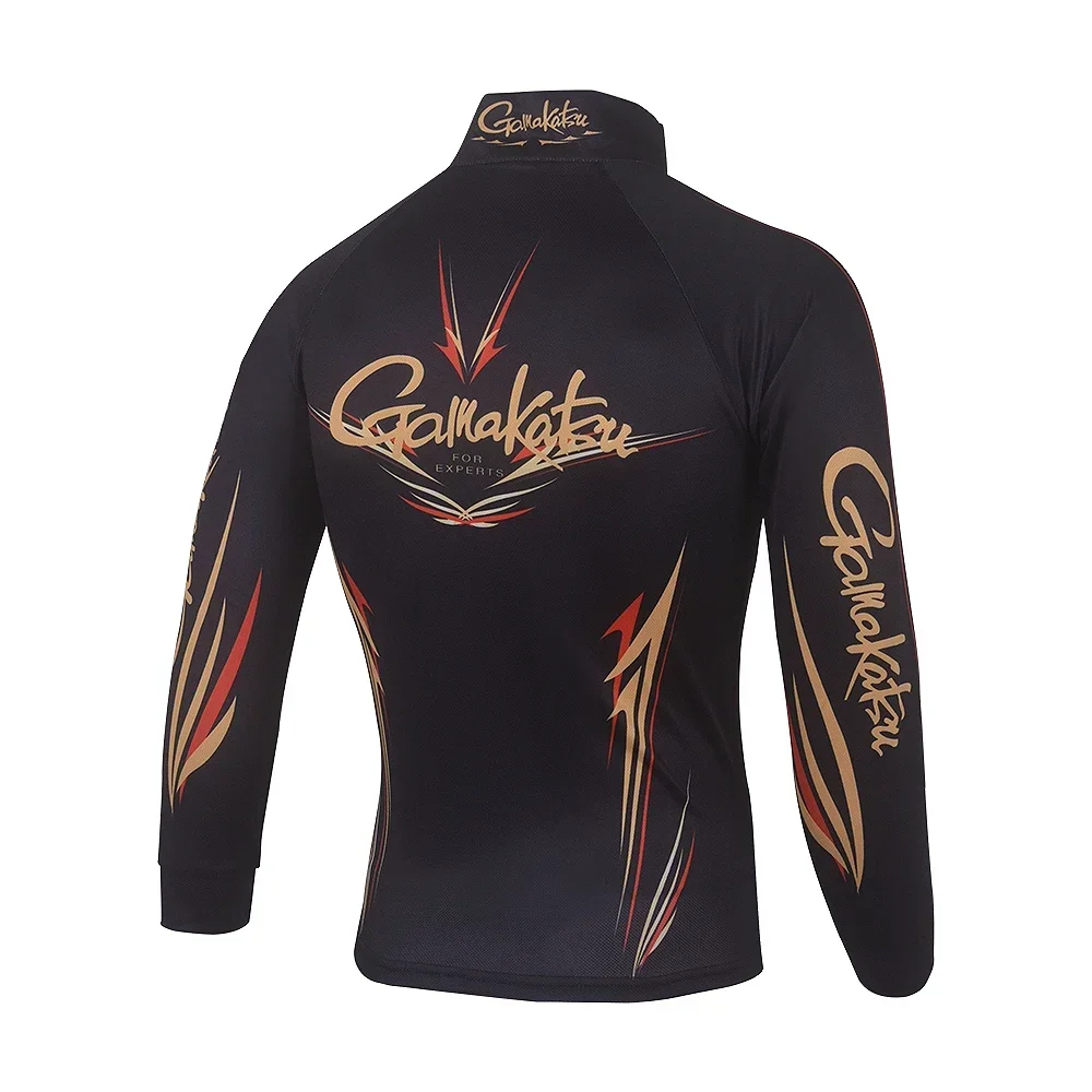 2024 Men Fishing Clothing Long Sleeve Breathable Fishing Shirts Anti UV Quick-Drying Cycling Hiking Clothes Camisas