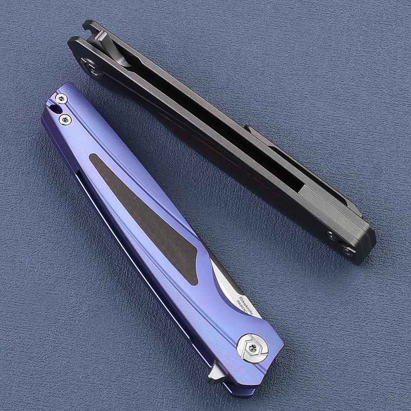 RIKE803 Navaja táctica plegable M390 acero militar EDC bolsillo - imagen 5
