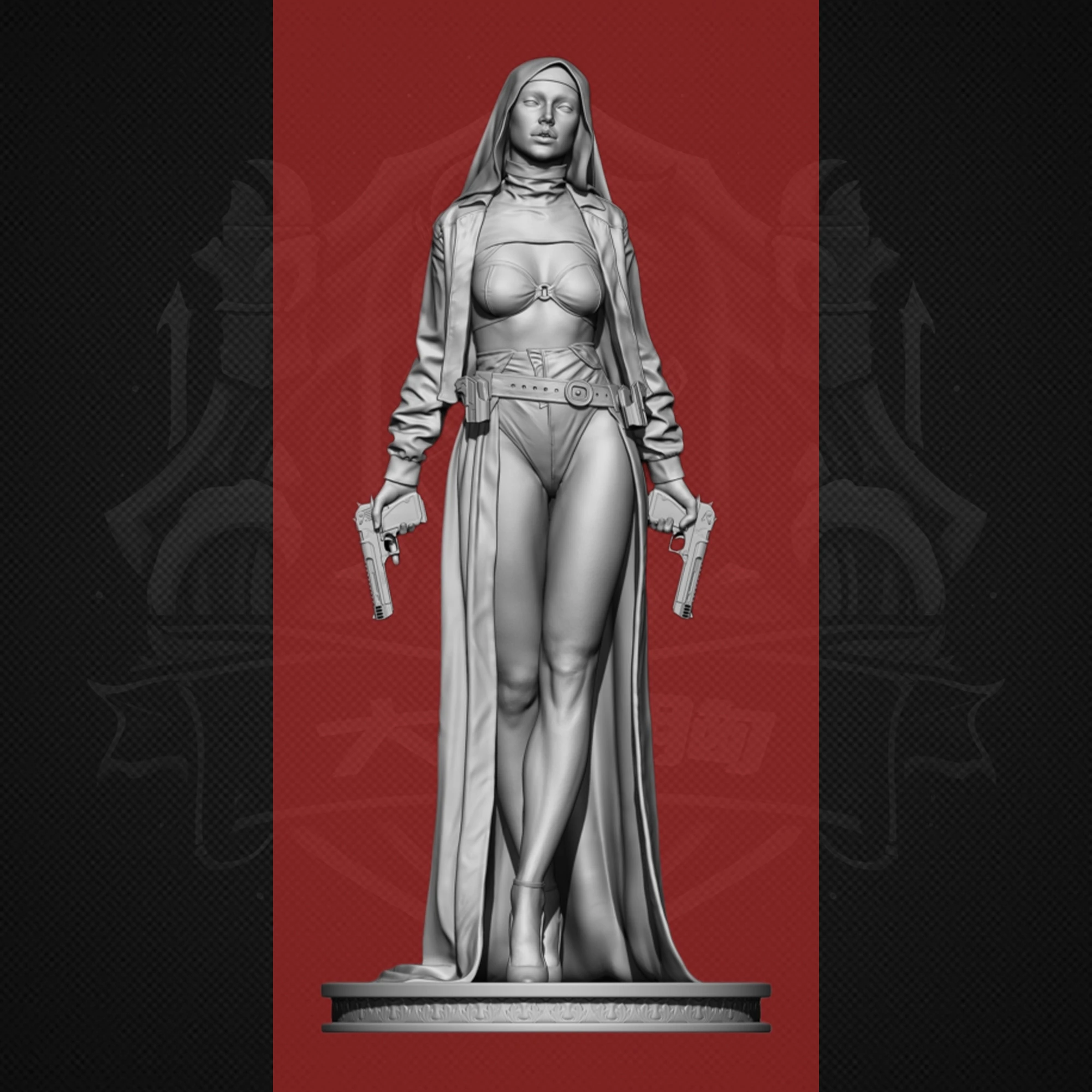 GK A20-30 flesh color resin Uncolored and unassembled mold figure model ornament