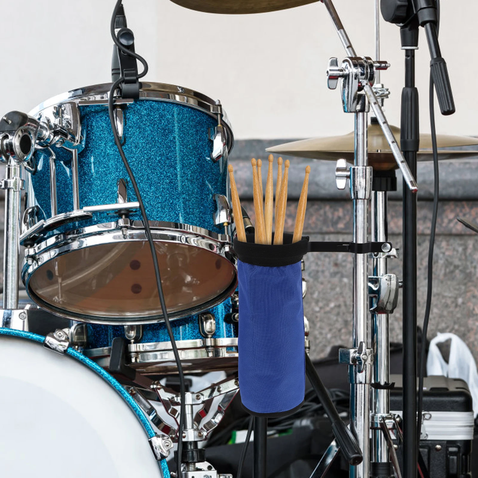 

Durable Barrel Strong Oxford Cloth Alloy Material Smooth Lining Large Capacity Storage Portable Drumstick Holder Creative Design