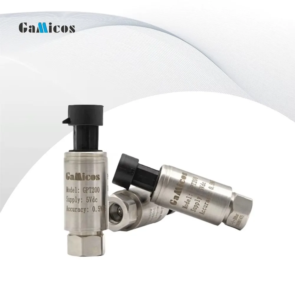 GPT200 Piezoresistive G1/4 4-20mA Hydraulic Liquid RS485 Gauge Pressure Transducer Transmitter High Accuracy