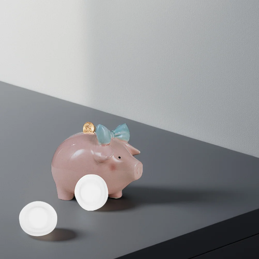 20 Pcs Piggy Bank Stopper White Rubber Cover Universal Replacement Sealing Term Use Versatile Container