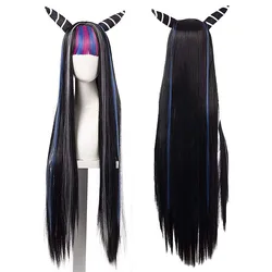 Woman Halloween Carnival Costume Props Anime Dangan Ronpa Mioda Ibuki Long Wig