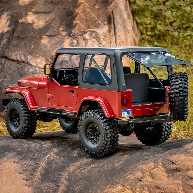 FMS ROCHOBBY 1:10 Mashigan RC Rock Crawler RS Red 4WD Remote Control Off-Road Vehicle Simulation Model Climbing Car RS
