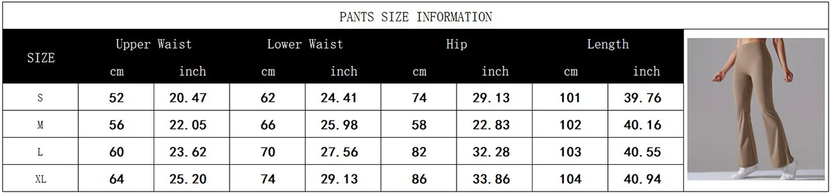 Flare Leggings Yoga Hosen Frauen Schlaghosen Yoga Hosen Hohe Taille Gym Fitness Hosen Stretch Täglichen Tanz Workout Leggings – Detail 2