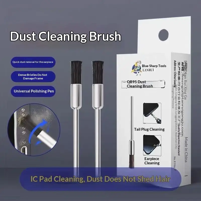 10Pcs/box QB95 Dust Cleaning Brush 2.35mm/3.0mm Used To Clean Dust From Motherboards Tailports Earphones And Speakers