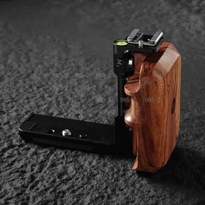 Solid Wood Finger Handle Camera Rabbit Cage, Fits 907X 100C 50C with Extended L Plate (Camera Excluded)