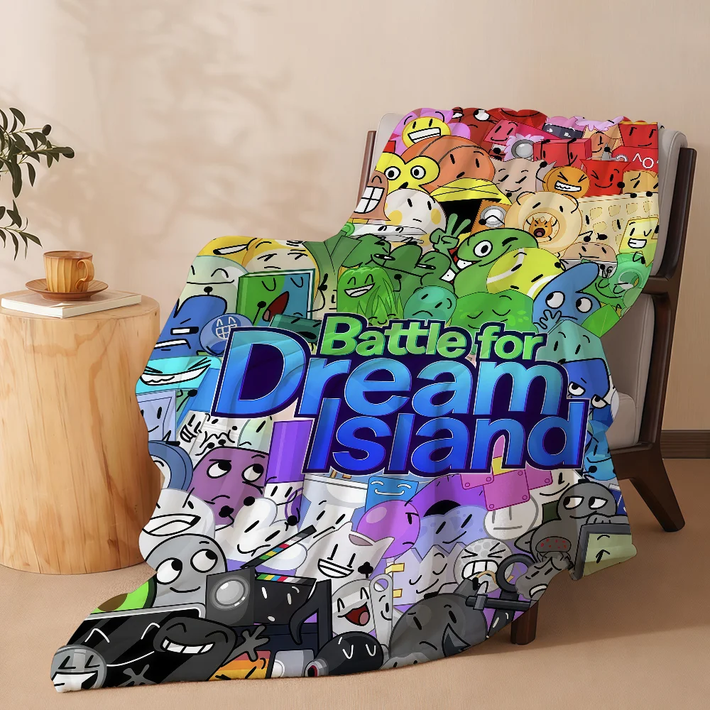 B-Battle for D-Dream Island Blanket Soft Warm And Thick Perfect For Bedroom Living Room Bed Sofa Camping Picnic Office Gift