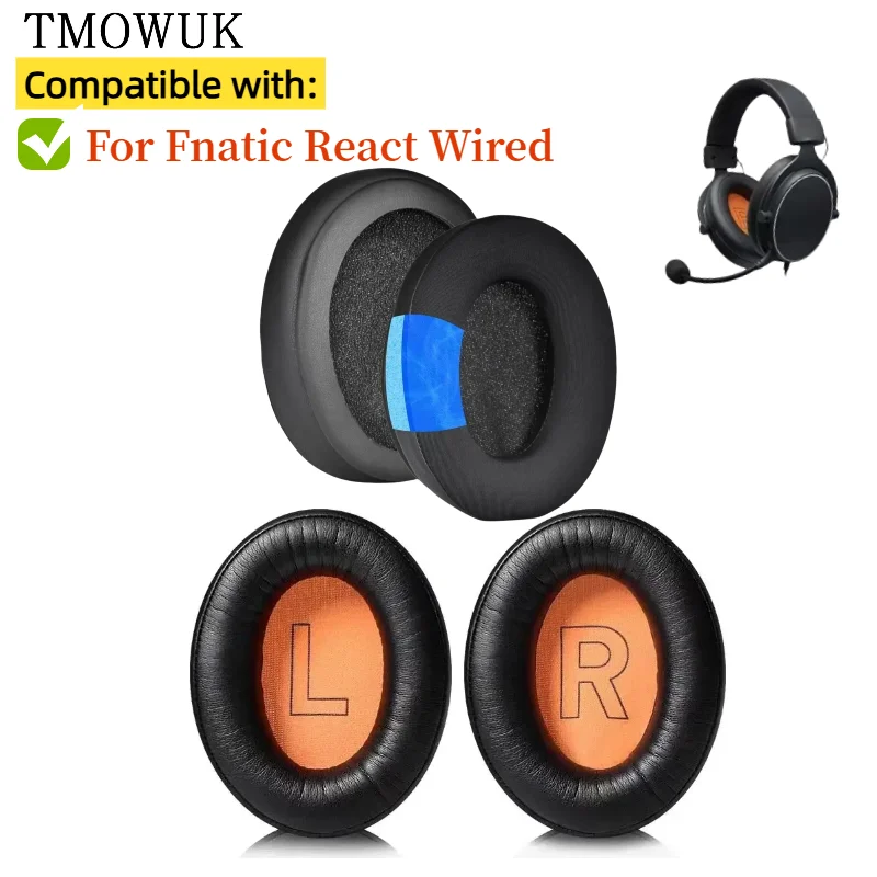 For Fnatic React  Headphones Replacement high quality Ear pillow Earmuffs Ear cushions Ear Pads