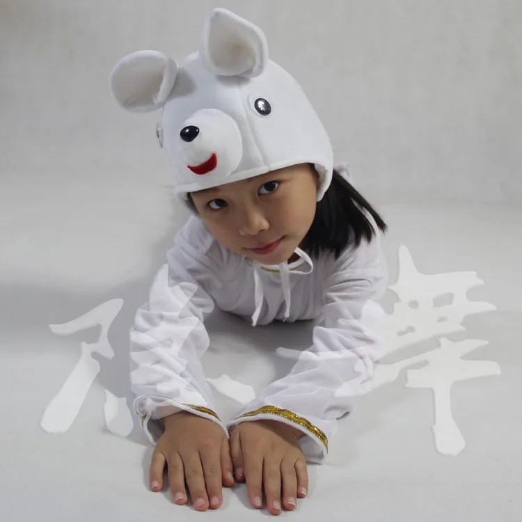 Cartoon Animal Dance Performance Costume Children's Festival Party Bear Dress Up Set Halloween Cosplay Jumpsuit