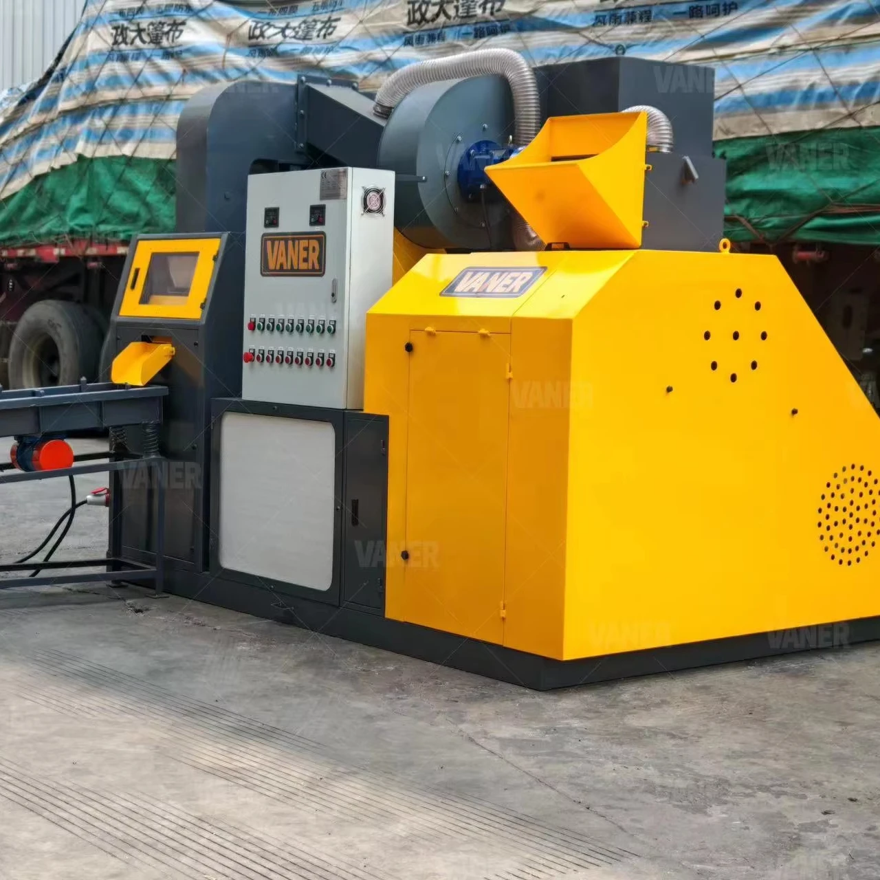 VANER 200-300KG/H Fully Automatic Copper Scrap Wire Cable Granulation Machine Cable Granulator Copper Wire Recycling Machine