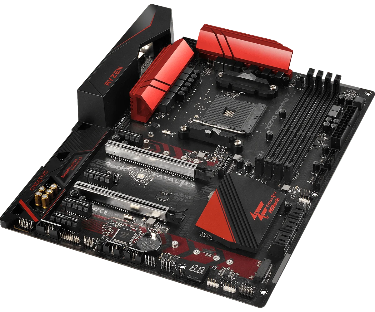 Imagem -03 - Placa-mãe Gaming Asrock Fatal1ty Am4 Suporte para Placa-mãe 5600 5900x 1600 4700g 3200g 2400g Ddr4 64gb Atx