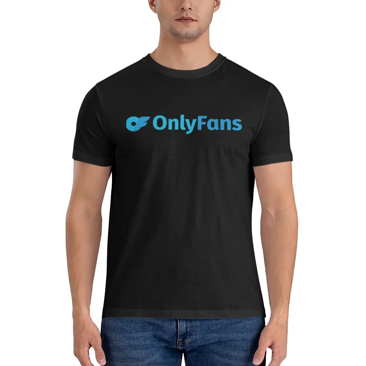 Onlyfans T-shirt Men Print Round Neck T-shirt Summer Fashion Short Sleeve Cotton T Shirt