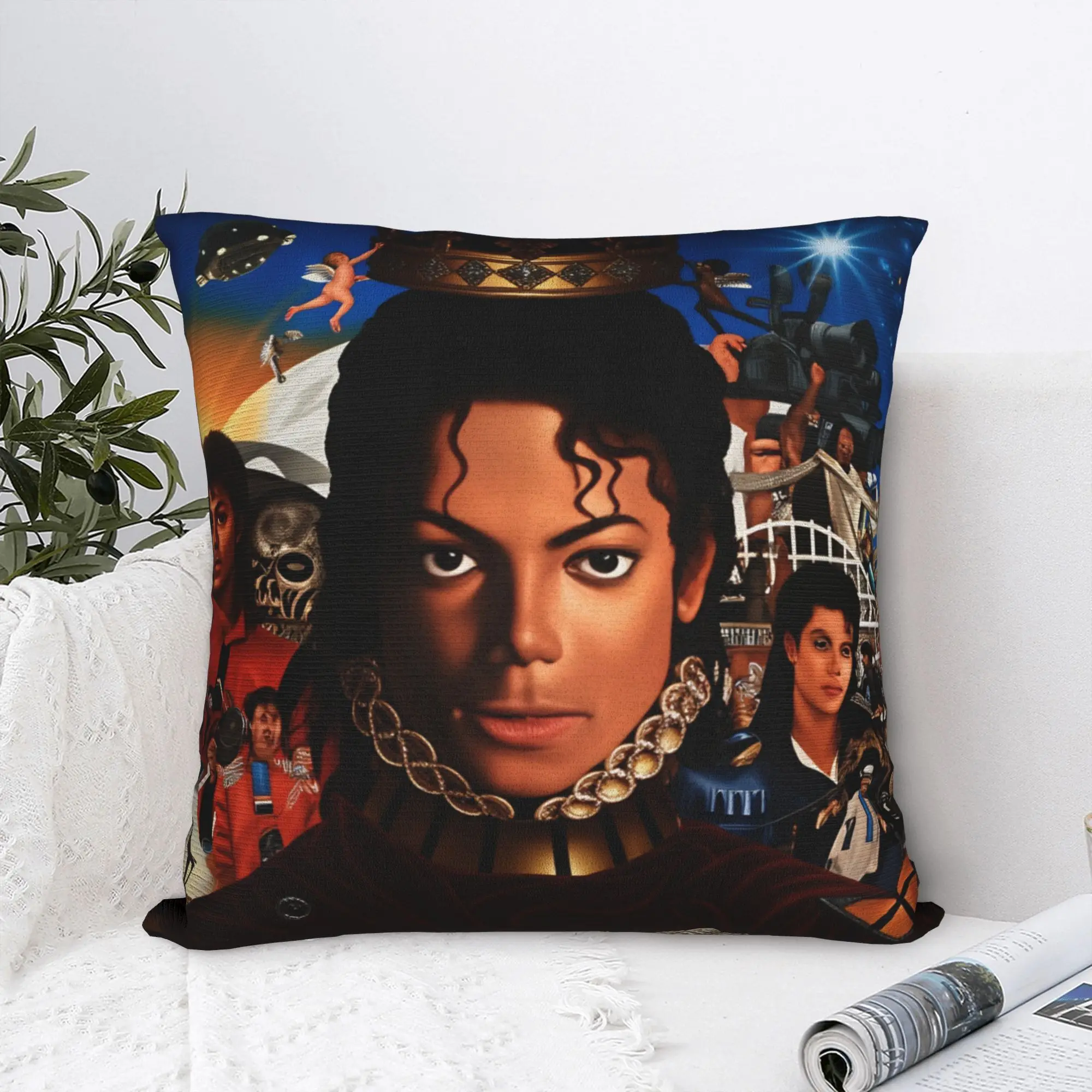 Pillow Cover Singer M-Michaels Fanart  Morden Pillow Case For Sofa Car Home Decor Pillowcases