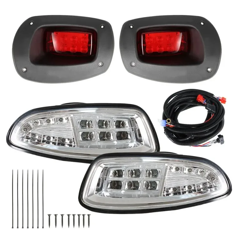 EZGO RXV LED headlamp kit is applicable to the tail lights of golf cart, electric sightseeing car and patrol car