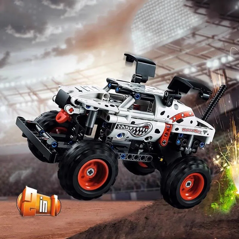 Technical Spotted Dog Off-road Racing Building Blocks Hypercar 42150 Brick Cross Country Vehicle Model Toys Kid Adult For Gifts