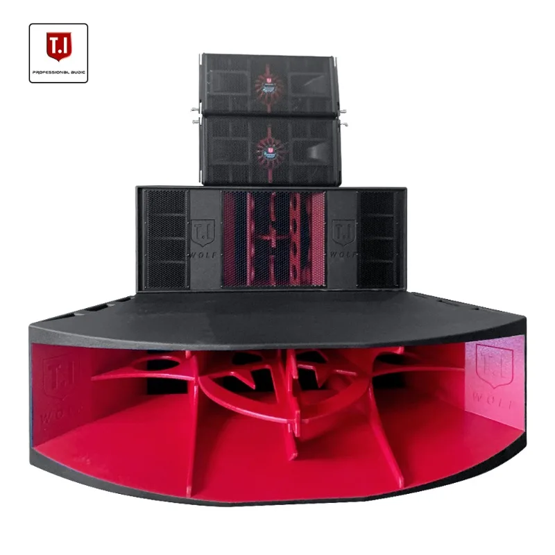 Double 18 Inch Large Subwoofer Bass Speaker Powerful Audio System for Nightclub and Stage Performance Events