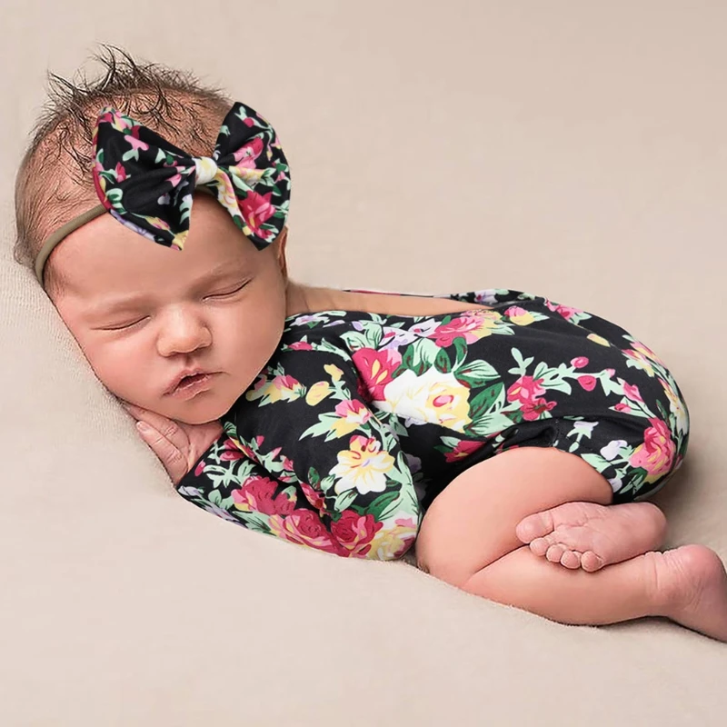 Newborn Baby Girls Photography Props Photography Outfits Lace Romper Clothing Bodysuits Newborn Boy Photo Picture Shoot Prop