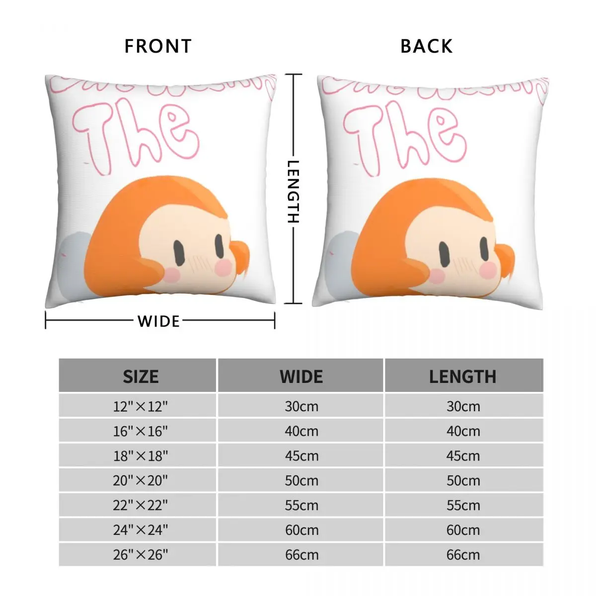 She Wants The Waddle Dee Square Pillowcase Polyester Linen Velvet Creative Zip Decor Home Cushion Cover