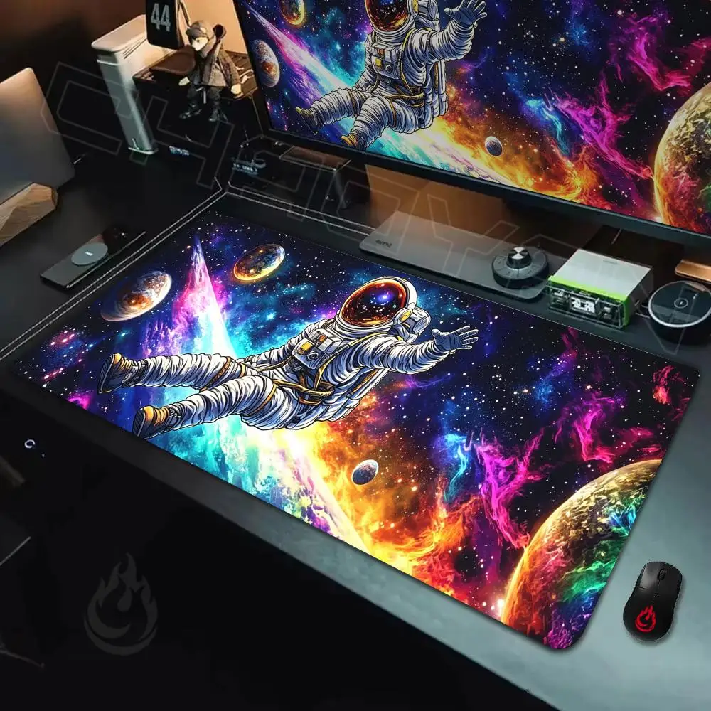 Elegant space traveler Mouse Pad Large Computer Office Game Table Mats Rubber Anti-slip XXL Mouse Mat HDP Long Desk Pads
