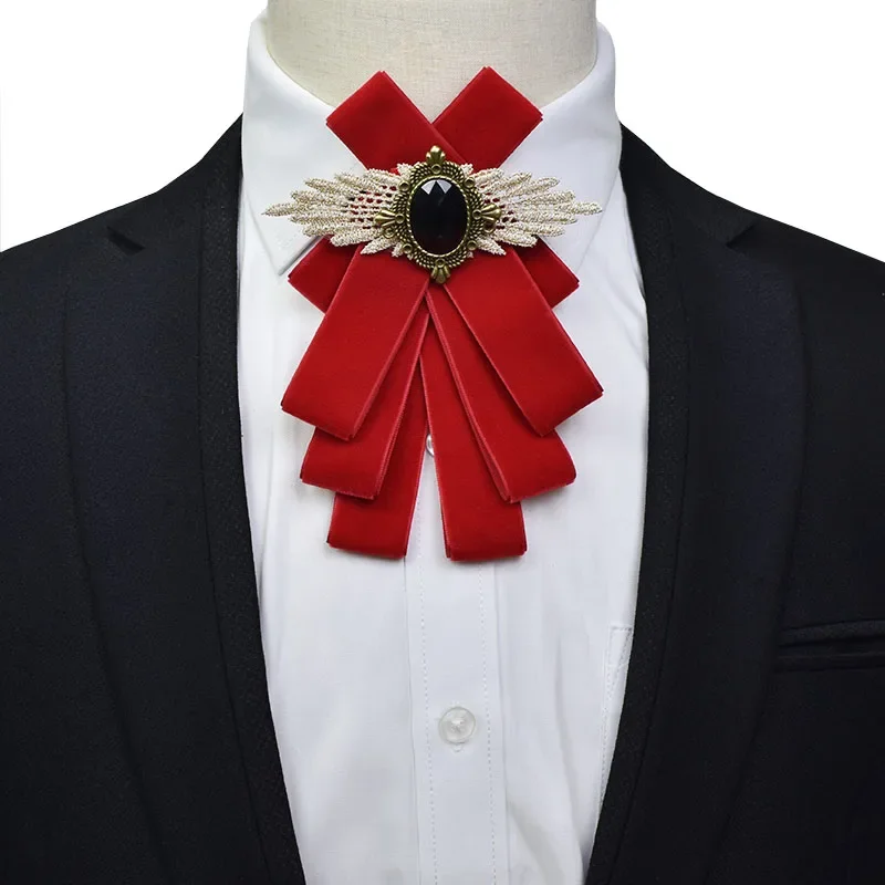 

New Style Velvet Bow Tie Fashion British Men's Women's Banquet Party Suit Bowtie Handmade Jewelry Men Wedding Accessories Gifts