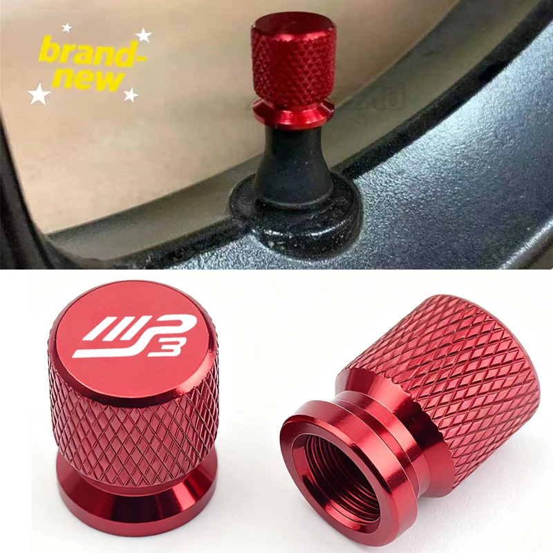 دراجة نارية CNC الألومنيوم الإطارات صمام منفذ الهواء الجذعية غطاء قبعات لبياجيو MP3300 MP3500 MP3 250 300 500 الرياضة سكوتر الملحقات