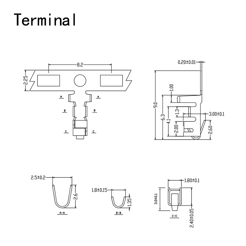 10 Stuks 7S Xh 2.54Mm 8 Pinnen Aansluitkit Behuizing Pin Header Jst Connector Draad Connectoren Adapter