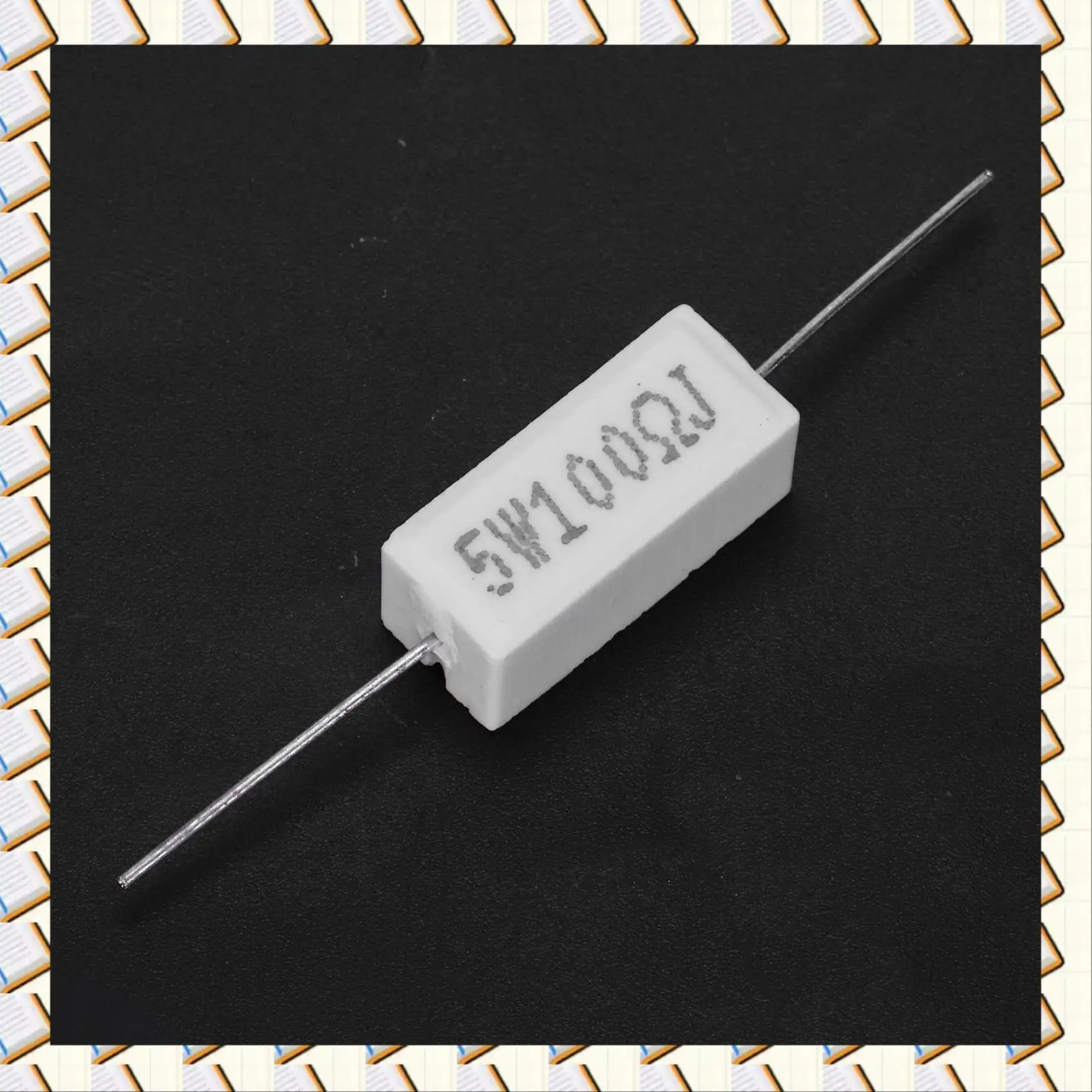 Resistores de cimento enrolados A14M 20X 100 Ohm 5W Watt 5%