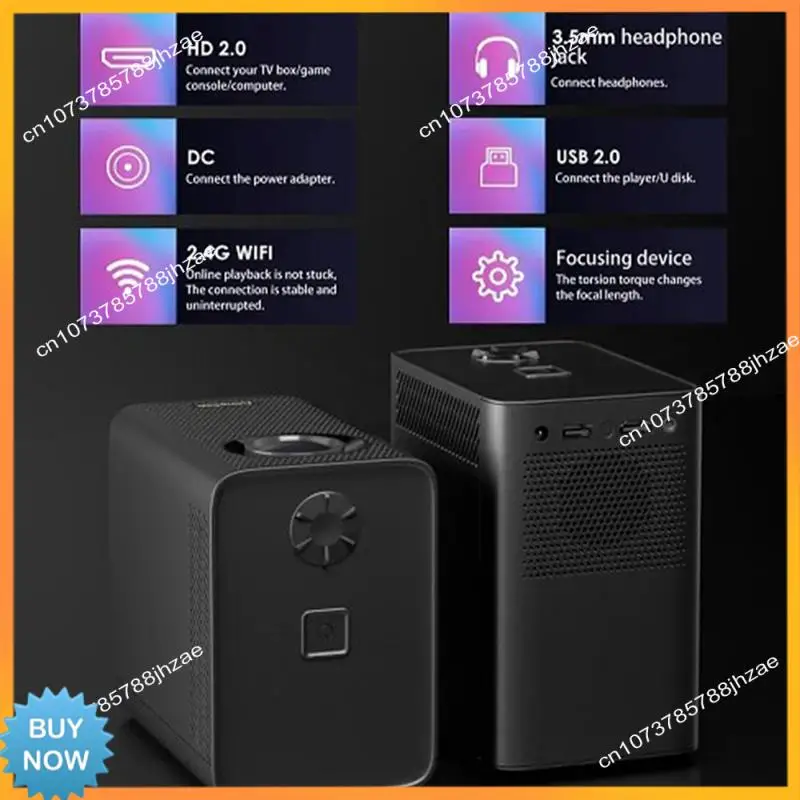 A10R S30MAX Android Wifi 4K Smart Projector With Wifi Bluetooth Pocket 4K 9500L Android 10.0 Projector Easy To Use With US Plug