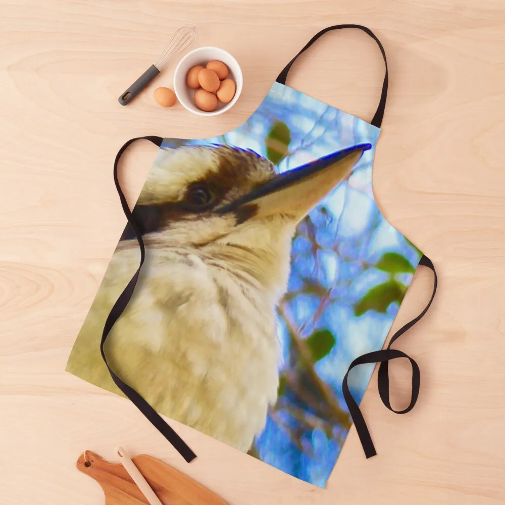 

The Kookaburra Apron Things For The Kitchen Customizable Waterproof Kitchen Woman Kitchenware Apron