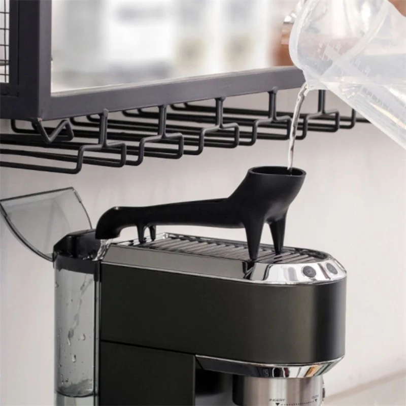 Espresso Machine Water Tank Funnel Quick Access Water Deflector Semi-automatic Silicone Coffee Funnel Coffee Machine Accessories