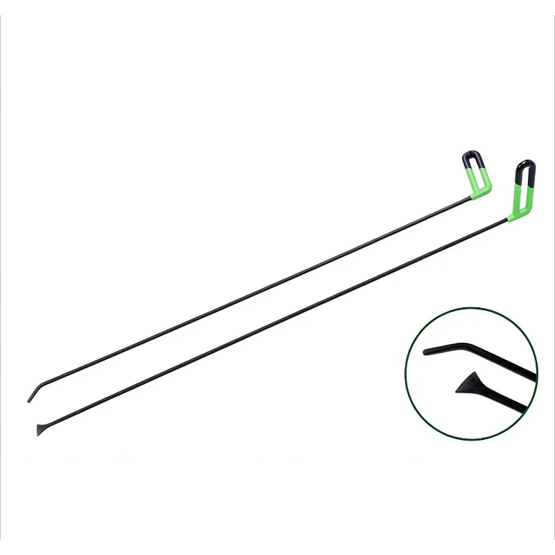 460mm/480mm Bendable Steel Car Door Brace Tight Space Dent Removal Removal Auto Body Repair Tool PDR Flat Whale Tail Hook Rod