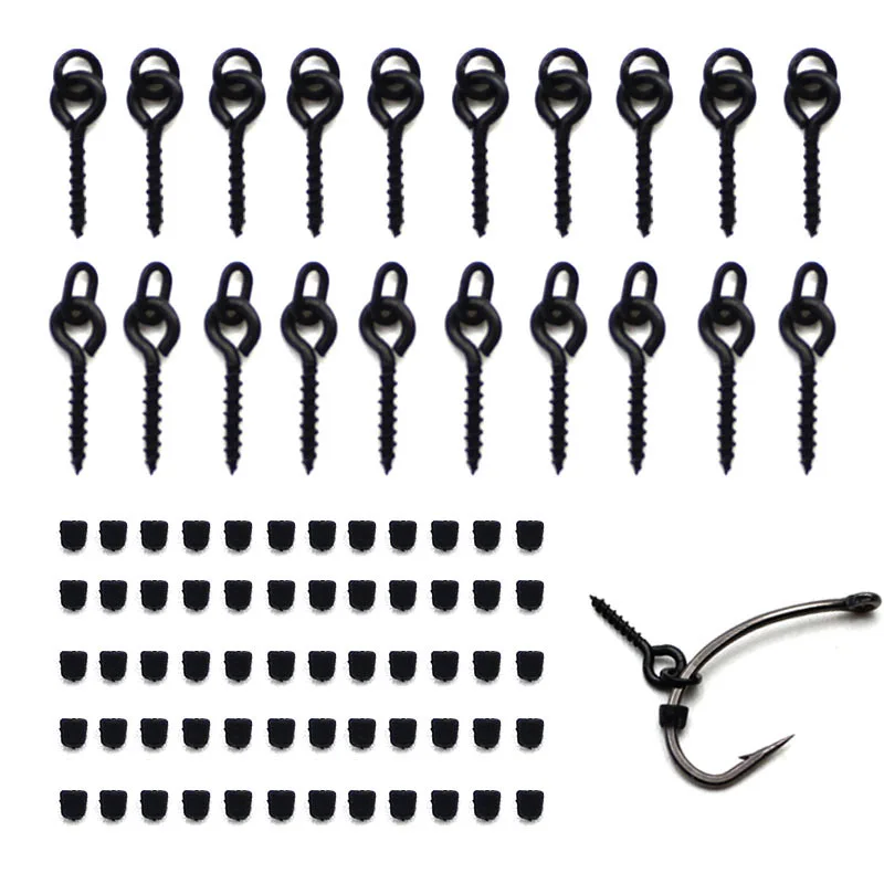 Carp Fishing Hook Connect Hook Beads Swivel Ready D-rig Line Aligner Hair Rigs Zig Rig  Method Feeder  Accessories Tackle