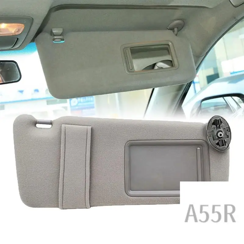 

5R-Left+Right Car Sun Visor Makeup Mirror Sunshade For Toyota Corolla 2007-2013 Windscreen Sun Visor Pull Vanity Mirror Spare Pa