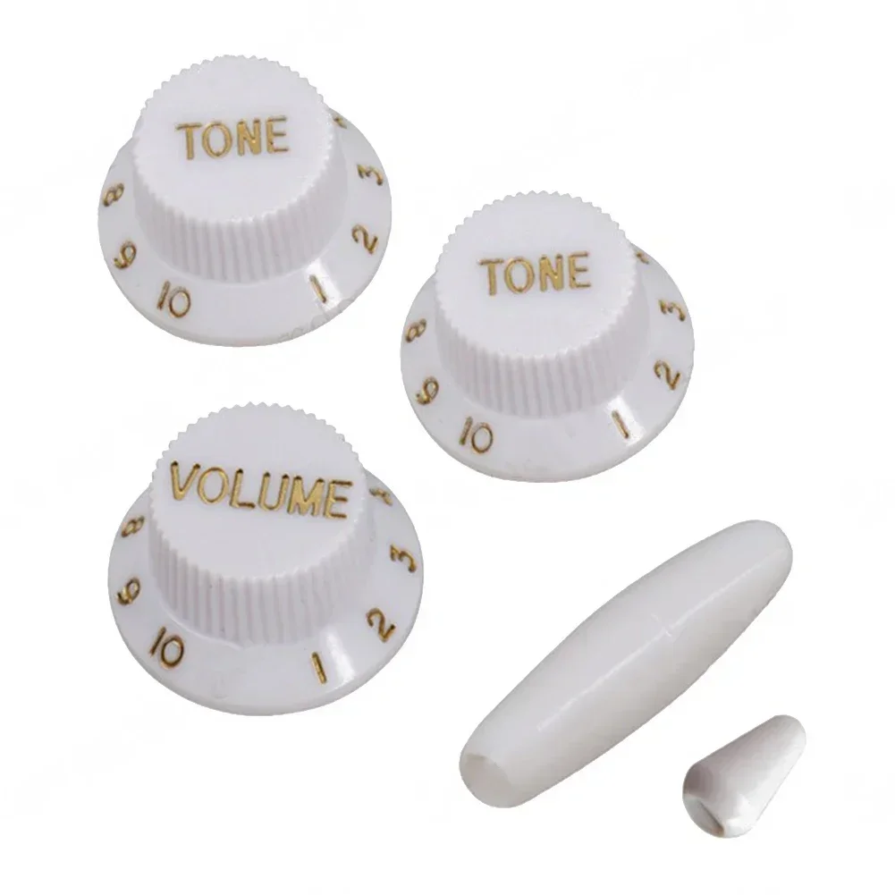 

Electric Guitar Control Knobs ST SQ Or Similar Types Lightweight Yellow PCS Guitar Arms Bar Knobs Package Content