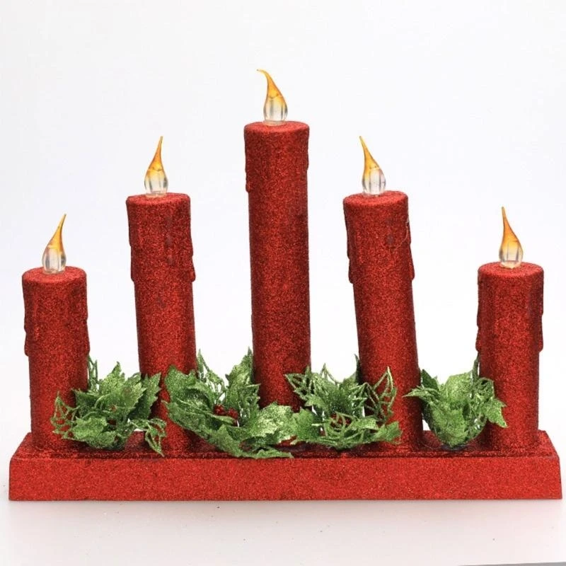 Christmas Electric Light Luminous Led Dining Table Decorations Supply high quality