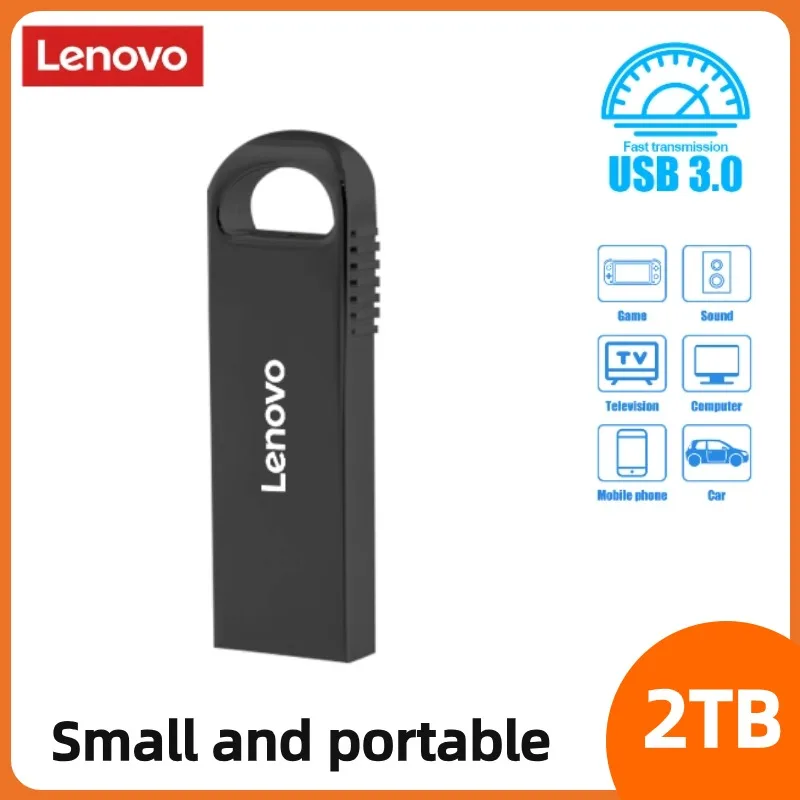 Lenovo-USB 3.0高速ペンドライブ,大容量USBフラッシュドライブ,高速伝送,1テラバイト,2テラバイト