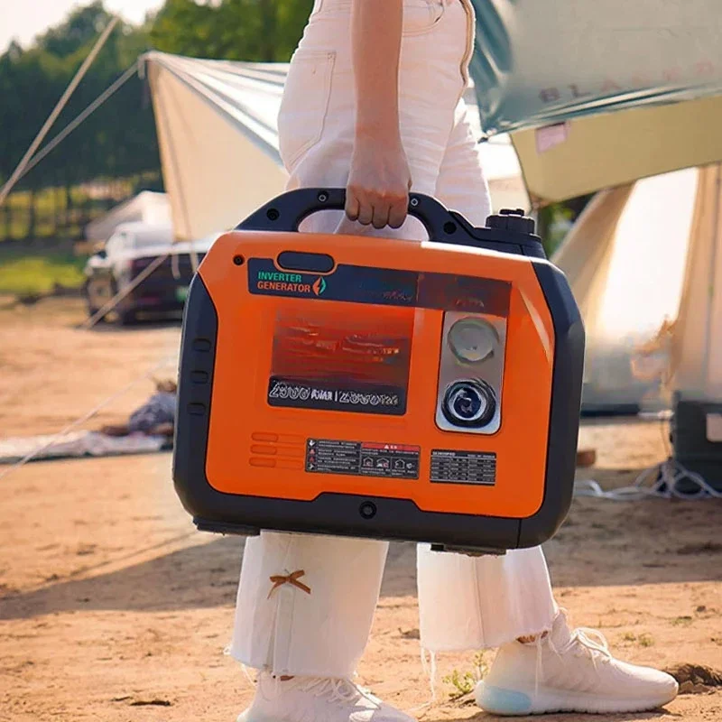 

Miniature Generator 220V 230V Silent Digital Frequency Conversion Portable for Household Emergency Outdoor Camping Use