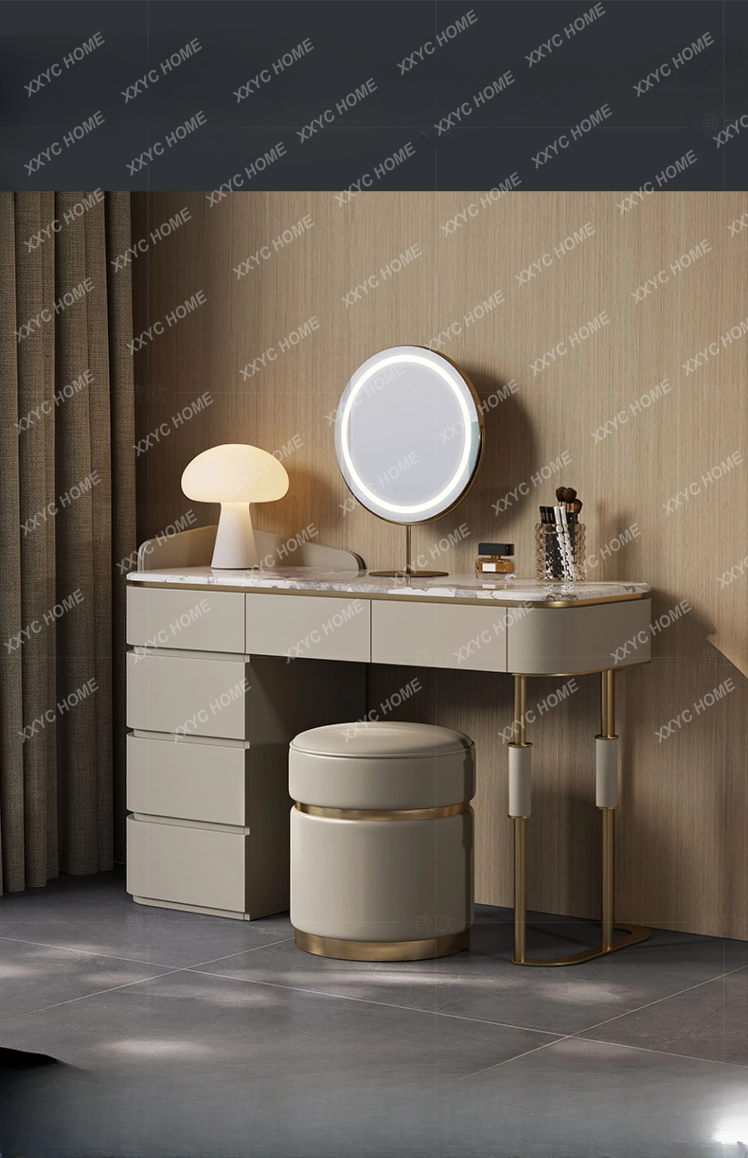 Dressing Table Bedroom Small Apartment Marble Advanced