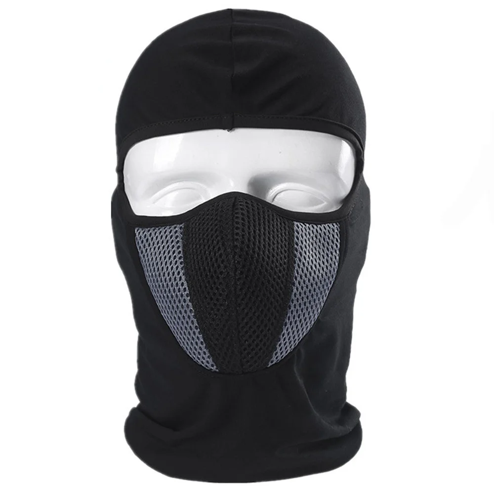 Balaclava Motorcycle Face Mask Moto Helmet Bandana Hood Ski Neck Full Face Mask Windproof Dustproof Face Shield