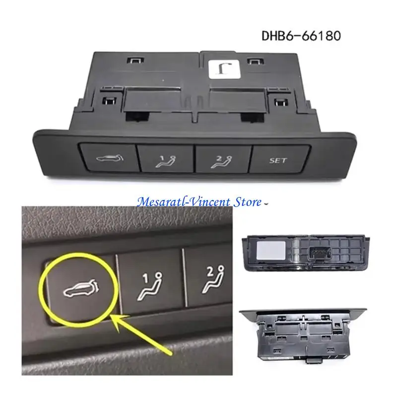A70F High Performances Car Inside Trunk Tailgate Release Switches For CX30 CX50 Quick Response And ABS Plastic Design