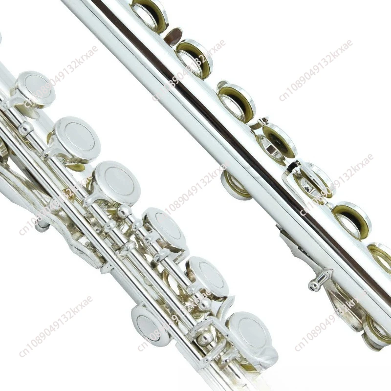 Flute instrument 16-hole silver-plated C key E key universal grading performance
